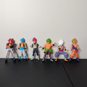 Dragon Ball Z 6 Action Figure Set - Multicolor